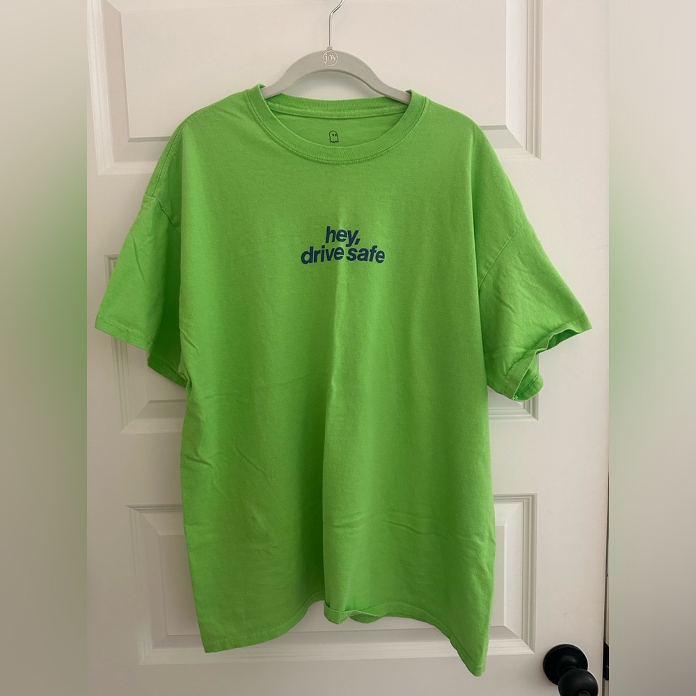 Lonely Ghost Lime Green T Shirt